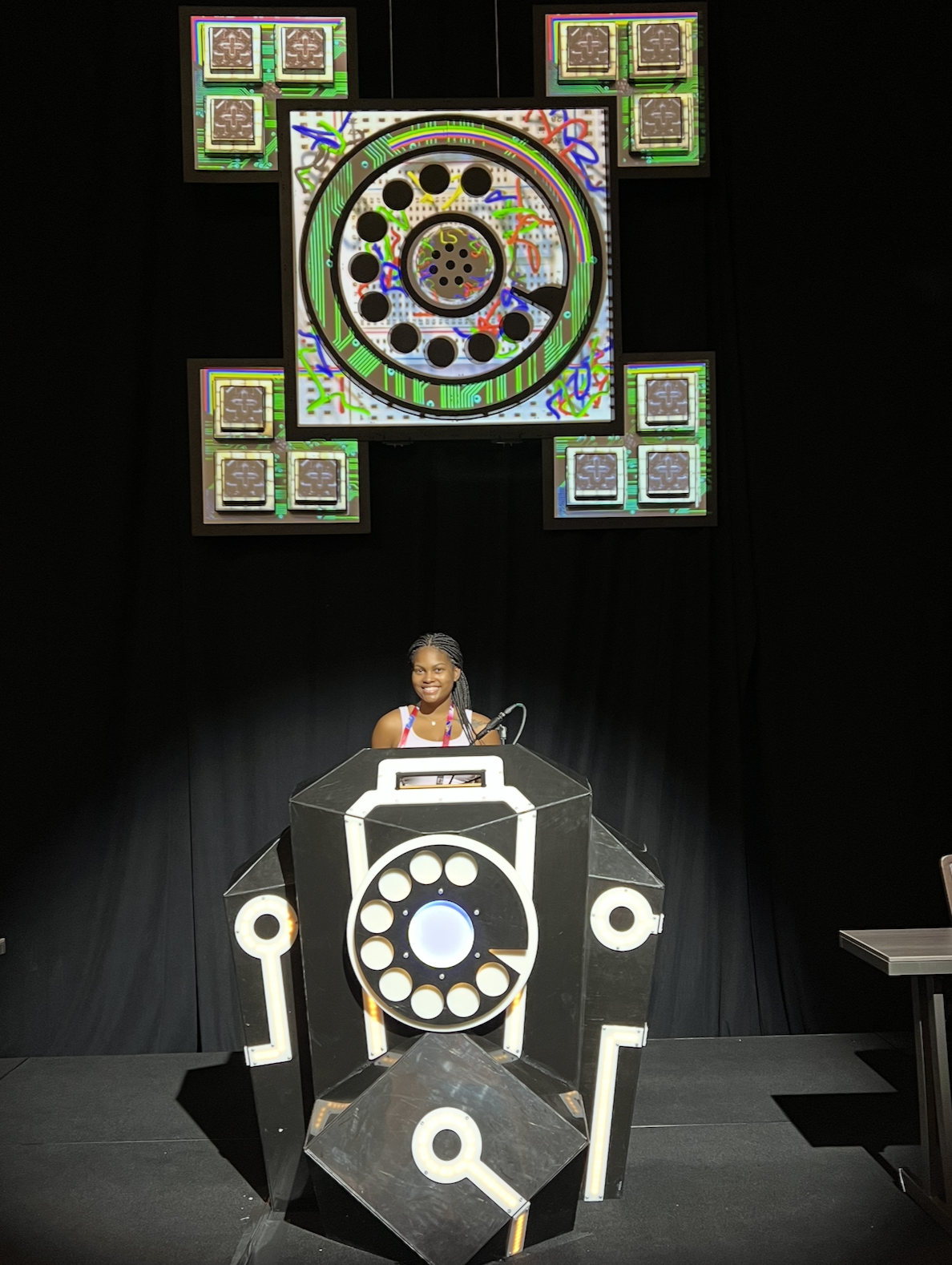 Makayla Ferrell speaking at DEF CON 30